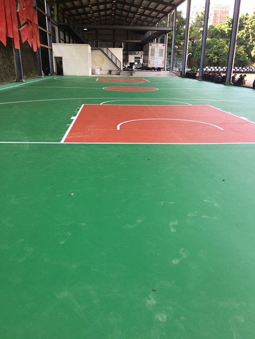 硅PU籃球場
